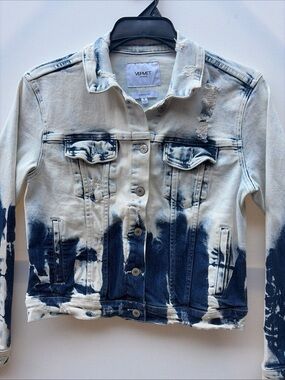 Vervet Bleached Blue/White Denim Jacket
